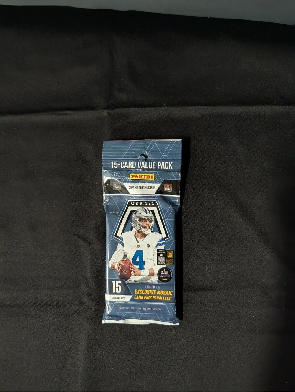 2025 Panini Mosaic NFL 15-Card Value Pack x2 - Football Trading Cards